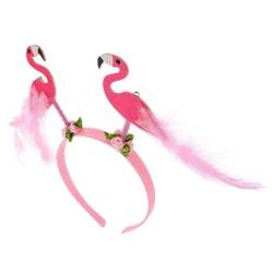ANDRESLAD Flamingo Stirnband Für Damen Und Herren Partyzubehör Strand Stirnband 90Er Jahre Stirnband Kopfschmuck Für Karneval Kostümzubehör Stirnband Für Karneval Stirnband Für von ANDRESLAD