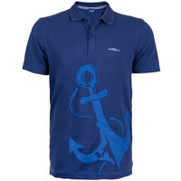 ANEMOSS T-Shirt Anemoss Marine Collection blaues Marine Herren Poloshirt, S (1-tlg) von ANEMOSS