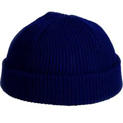 ANEWISH Unisex Beanie Mütze Damen Herren Kinder Strickmützen Warme Dehnbare Wintermütze Dunkelblau von ANEWISH