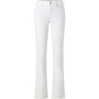 ANGELS Leni Jeanshose, Five-Pocket, Saumfransen, für Damen, weiß, 38/31 von ANGELS