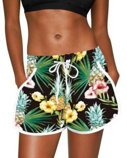 ANGGREK Damen Quick Dry Athletic Casual Beach Shorts Boardshorts Tankini Bottom von ANGGREK