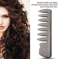 Men Friseurwerkzeug Breite Zähne Gabel Kamm Haarglättung Lockenöl Haar Styling Kamm (Nr. 2 Kamm mit breiten Zähnen) von ANGGREK