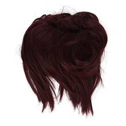 Messy Dutt Haargummi,Messy Bun Tie Tie Hair Extensions Pferdeschwanz Perücken Fashion Bun Pferdeschwänze für Frauen Synthetic Wellig Curly Bun Thick Dutt Haarschmuck für Frauen Elastisch Easy Curly von ANGGREK