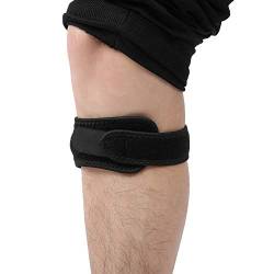 Patellagurt, ANGGREK 2 Stück Verstellbarer Sport-Patellasehnengurt Patellaschutz Stabilisator Elastische Kniebandage Unterstützung Kniebandage von ANGGREK