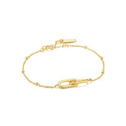 Ania Haie Damen-Armband Beaded Chain Link 925er Silber One Size Gold 32013494 von ANIA HAIE