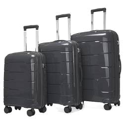 ANIIC Koffer & Trolleys Reisekoffer Gepäcksets 3-teilige Koffer Mit Rollen, Erweiterbar Und Leicht Für Unterwegs Handgepäck Koffer (Color : G, Size : 20+24+28 in) von ANIIC