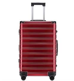 ANIIC Koffer & Trolleys Reisekoffer Handgepäck-Koffer Mit Rollen, Koffer Aus Aluminium-Magnesium-Legierung, Aufgegebenes Gepäck Handgepäck Koffer (Color : F, Size : 20inch) von ANIIC