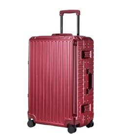 ANIIC Koffer & Trolleys Reisekoffer Koffer Hartschalengepäck Mit Aluminiumrahmen, Koffer Ohne Reißverschluss Mit Spinnerrädern Handgepäck Koffer (Color : D, Size : 20in) von ANIIC