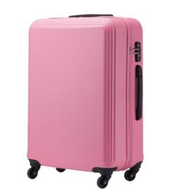 ANIIC Koffer & Trolleys Reisekoffer Reisekoffer Gepäck Einfachheit Handgepäck Boarding Reise Hartschalengepäck Handgepäck Koffer (Color : Pink, Size : 24in) von ANIIC