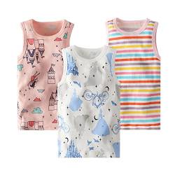 ANIMQUE Jungen Baumwolle Top Baby Kinder Unterhemd 3er Pack CB504, 150 von ANIMQUE