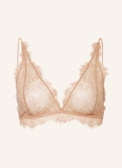 Anine Bing Triangel-Bikini Delicate Lace beige von ANINE BING