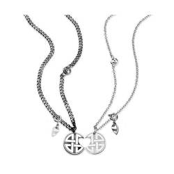 ANJEWELS Halskette mit Anhänger Give a Little Bit AV.NWGLB08S, Einheitsgröße, Metall, Kein Edelstein von ANJEWELS