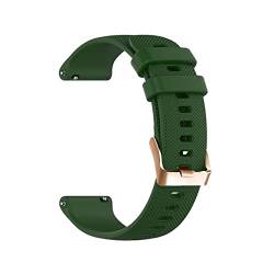 ANKANG Ersatz-Armband für SUUNTO 3 Fitness-Silikon-Armband, Sport-Armband für SUUNTO 3 Fitness-Smartwatch, 20 mm Armband (Farbe: grün blau, Größe: 20 mm universell) von ANKANG