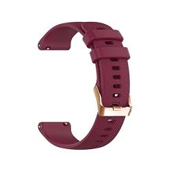 ANKANG Ersatz-Armband für SUUNTO 3 Fitness-Silikon-Armband Sportarmband für SUUNTO 3 Fitness-Smartwatch, 20 mm Armband (Farbe: 5, Größe: 20 mm Universal) von ANKANG