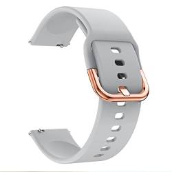 ANKANG Ersatz-Armband für SUUNTO 3 Fitness-Silikon-Armband Sportarmband für SUUNTO 3 Fitness-Smartwatch, 20 mm Armband (Farbe: Grau, Größe: Für SUUNTO 3 Fitness) von ANKANG