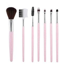 ANKROYU 7-teiliges Professionelles Make-up-Pinsel-Set, Professionelles Make-up-Pinsel-Lidschatten-Make-up-Pinsel-Set, Geeignet Für Lidschatten Und Lippen-Make-up(A) von ANKROYU