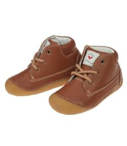 ANTONLIEBEVOLL Baby Lauflernschuhe, Leder Krabbelschuhe Gr. 19-25 EU, rutschfest English-tan Gr. 22 von ANTONLIEBEVOLL