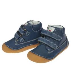 ANTONLIEBEVOLL Baby Lauflernschuhe, Leder Krabbelschuhe Gr. 19-25 EU, rutschfest Navy Gr. 21 von ANTONLIEBEVOLL