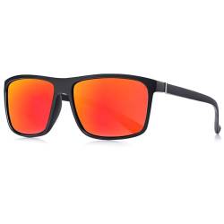 ANYLUV Polarisiert Sonnenbrille-Herren Damen Outdoor Sunglasses Sonnenbrillen Unisex Retro Schwarz Brille UV400 Fahren Wandern Golf von ANYLUV