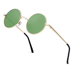 ANYLUV Sonnenbrille Herren Polarisiert, Runde Sonnenbrille Herren Damen Klassische mit UV-Schutz 45mm von ANYLUV