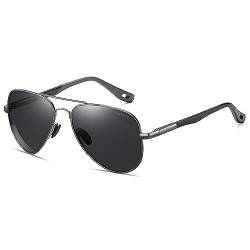 ANYPRO Sonnenbrille Herren Polarisiert Pilotenbrille sonnenbrillen Damen Polarisierte Piloten Sonnen Brille Fahren Angeln UV400 Schutz Fliegerbrille von ANYPRO