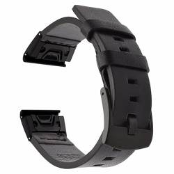 ANZOAT Armband für Garmin Fenix 5X 5 Plus 6 6X 7X 7 3 3HR 935 Uhrenarmband Schnellverschluss Leder Easyfit Armband, For Fenix 3 3HR, Achat von ANZOAT