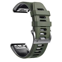 ANZOAT Quickfit Smartwatch-Armbänder für Garmin Fenix 7 7X 6 6X Pro 5X 5Plus 3HR 935, 22 Stück, 26 mm, echtes Leder, Armband, Zubehör, 22mm Fenix 5 5Plus, Achat von ANZOAT