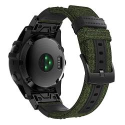 ANZOAT Smartwatch-Armband für Garmin Fenix 6, 6X, 5X, 5, 3, 3HR, Forerunner 935, 945, Schnellverschluss, Nylon-Armband für Garmin MARQ, For Fenix 5 6, Achat von ANZOAT