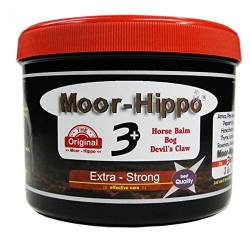 Moor-Hippo 3 (3 in 1) Pferdesalbe Pferdebalsam mit Moor und Teufelskralle extra stark (500ml) von AOBBIY