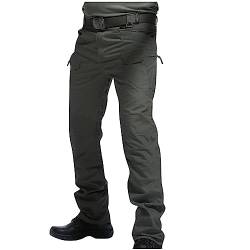 AOCRD Lässige Taktische Hose für Herren, Outdoor, Militär, Cargo, wasserabweisend, mehrere Taschen, Kampfarbeitshose, Airsoft, Arbeitskleidung, Jagdhose von AOCRD