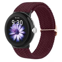 AOKOEE Nylon Geflochtene Armband kompatibel mit Google Pixel Watch Armband, Komfort einstellbar Google Watch Armband für Google Pixel Watch 2/1 Armband für Frauen Männer von AOKOEE