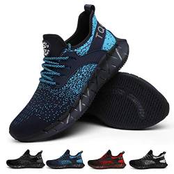 AONETIGER Schuhe Herren Damen Sportschuhe Laufschuhe Running Sneaker Turnschuhe（Blau,Größe 44） von AONETIGER