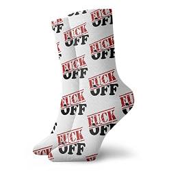 AOOEDM Fuck-Off-Socken, weich, Laufen, Wandern, Arbeitssocken, Komfort, atmungsaktiv, lässig, Socken für Männer und Frauen von AOOEDM