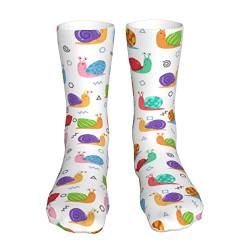 AOOEDM Schnecken-Boho-Muster-Socken, Damen, Sportsocken, Strümpfe, Schlauchsocken, hohe lässige, feuchtigkeitsregulierende Socken für Damen und Herren, 40,6 cm von AOOEDM