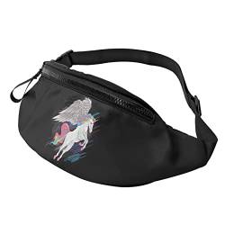 Flying Mythical Unicorn Ride Wind Fanny Pack Sport Casual Hüfttasche für Damen Herren Modisch von AOOEDM