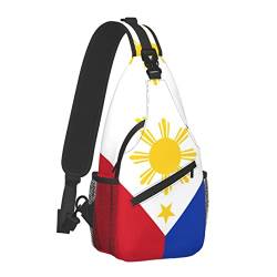 Philippine Flag-5 Outdoor Crossbody Umhängetasche für Unisex-Wanderrucksack für Junge Erwachsene von AOOEDM