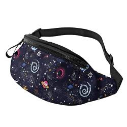 Space Galaxy Star Gürteltasche Sport Casual Hüfttasche für Damen Herren Modisch von AOOEDM
