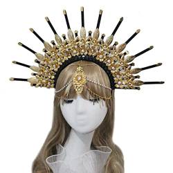 Barock-Stirnband, DIY-Material, Kopfbedeckung, Cosplay-Zubehör, Stirnband für Damen von AOOOWER