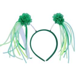 Grüne Farbe Patricks Day Stirnband Kleeblatt Zauberstab Festival Aufführungen Kopfschmuck Weihnachtsgeschenk für Paare Irische Stirnbänder für Frauen Irische Stirnbänder für Mädchen Irische von AOOOWER
