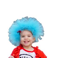 Kinder-Haarreif für Kleinkinder, mit plissierter Spitze, Karneval, Vergnügungspark, Kinder-Haarreifen für Damen, Haar-Garn, Mardi Gras, Stirnband, Kinder von AOOOWER