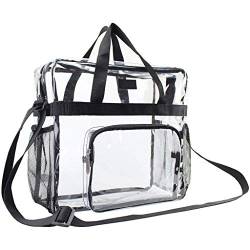 Tragbare Transparente Schulter Umhängetasche Satchel Handtasche Für Frauen Dame Handtasche Organizer Für Kleiderschrank von AOOOWER