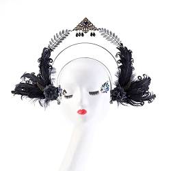 Vintage Feder für Kopfbedeckung Haarband Haarreifen für Frauen Gi Stirnbänder von AOOOWER