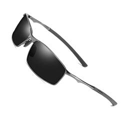 AORON Polarisierte Herren Sonnenbrille Glasses Sport Sunglasses Metallrahme Ultra leicht von AORON