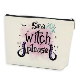 AOZHUO Halloween-Make-up-Tasche, Hexengeschenk, Halloween-Partygeschenk, Hexereizubehör, Make-up-Organizer, Kosmetiktasche, 2 Stück, Mehrfarbig 0797, 9.7" W x 7" H von AOZHUO