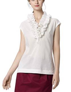 APART Fashion Damen Blouse Bluse, per Pack Weiß (Creme Creme), 38 (Herstellergröße: 38) von APART Fashion