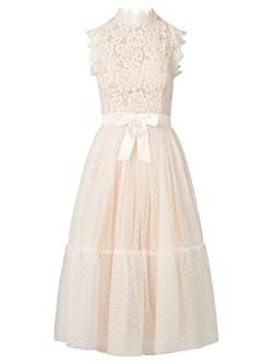 APART Fashion Damen Kleid Dress, Creme, 36 EU von APART Fashion