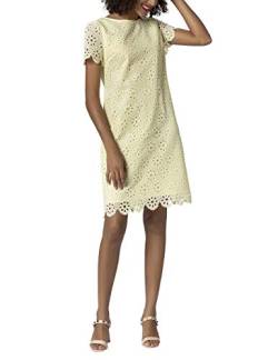 APART Fashion Damen Lace Dress Kleid, Gelb (Vanille Vanille), (Herstellergröße: 36) von APART Fashion