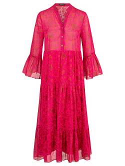 ApartFashion Damen Maxikleid Kleid, Pink-Multicolor, 34 EU von APART Fashion