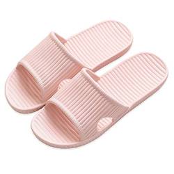 APIKA Frauen Und Männer Anti-Rutsch-Hausschuhe Innengebrauch Im Freien Bad Sandale Soft Foam Sole Pool Schuhe Haus Heim Rutsche(Rosa,36/37 EU) von APIKA