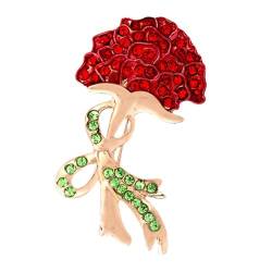 APLVFFZH Muttertagsgeschenk Blume Corsage Frauen Strass Brosche Pin für Geldbörsen Hüte Taschen Geldbörse Dekorationen von APLVFFZH